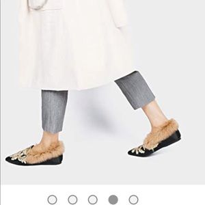 Nwot fur smoking shoes size 7 kimeoo